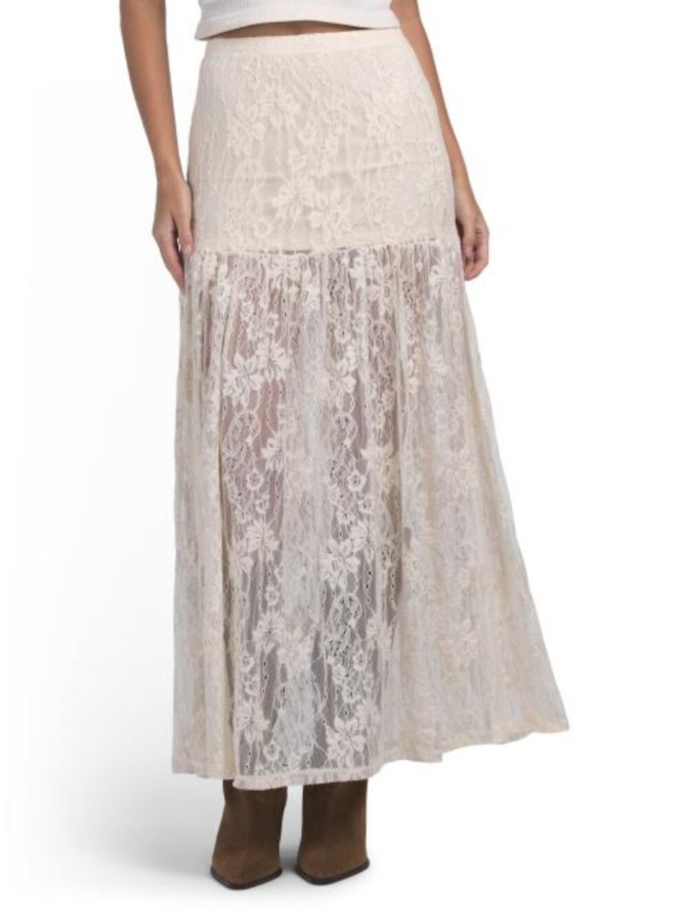 YOUNG FABULOUS & BROKE Nima Lace Skirt